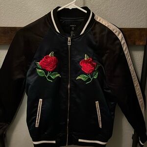Forever 21 rose styled jacket